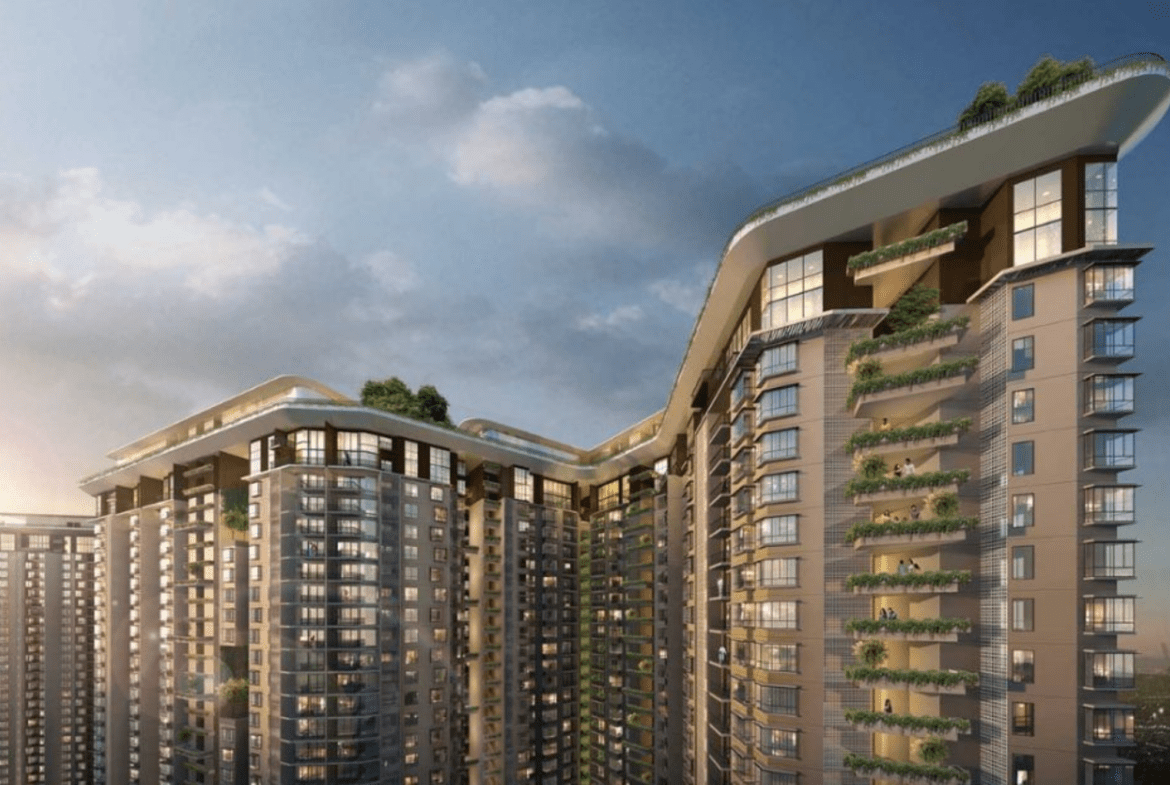 Bhartiya City Nikoo 5 high-rise residential towers in North Bangalore